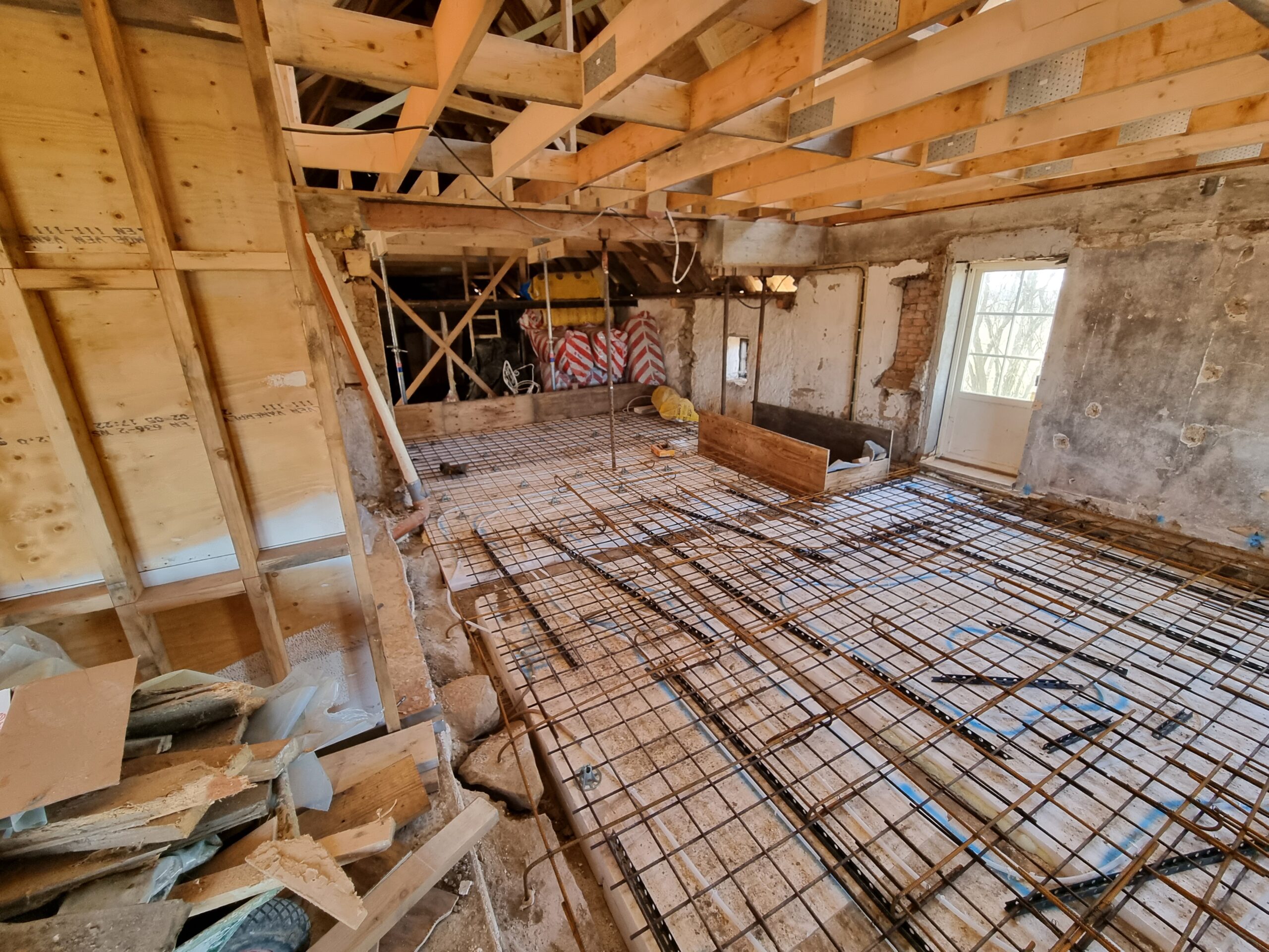 Bjälklagsarbete flerfamiljshus Malmö Skåne