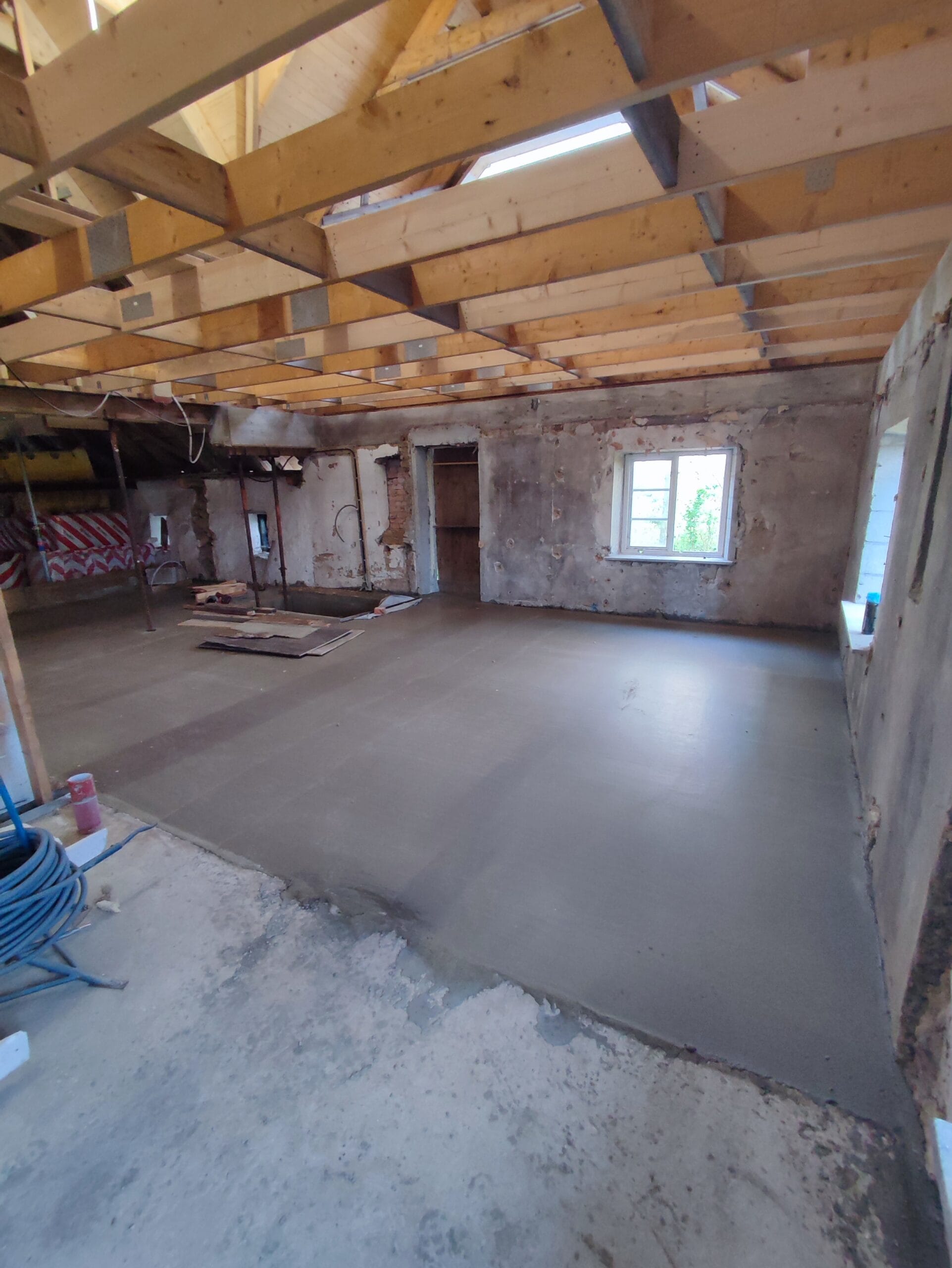 Totalrenovering Rydsgård — nya innerväggar